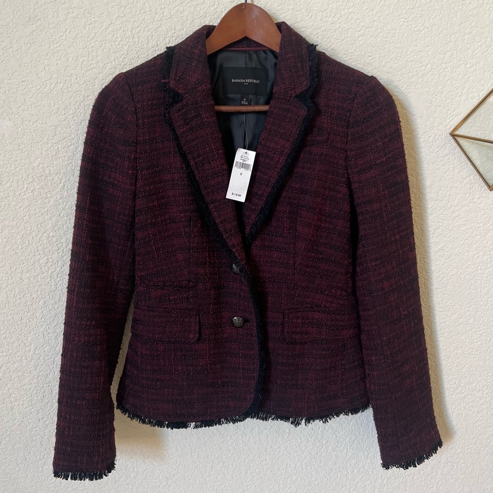 Banana Republic Women's Tweed Blazer